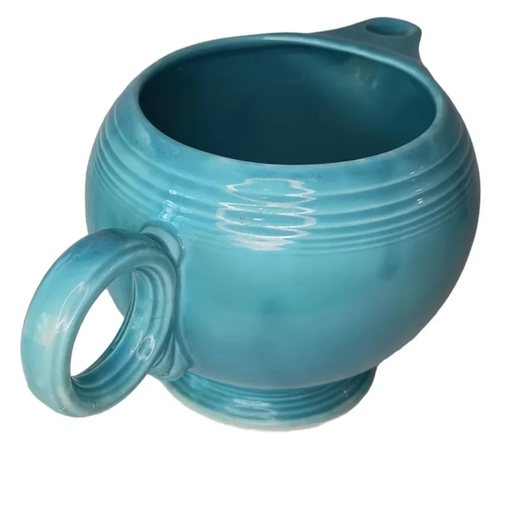Vintage Fiesta Turquoise Teapot Original HLC No Lid